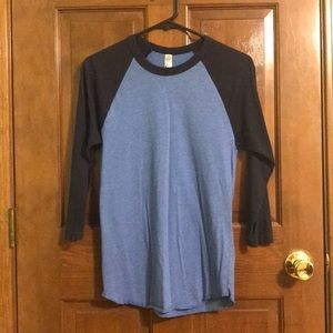 American Apparel 3/4th raglan